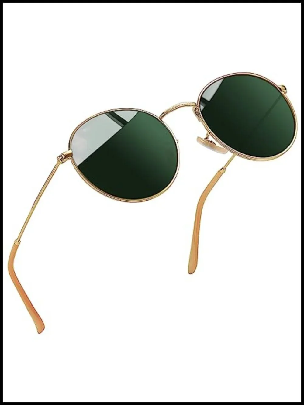 Vintage Round Polarized Sunglasses UV400 Protection Retro Circle Shades